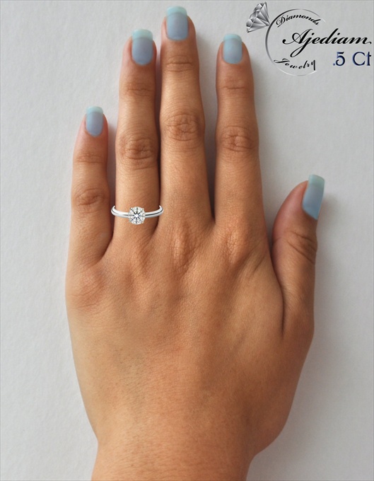 Diamond Size Chart On Finger