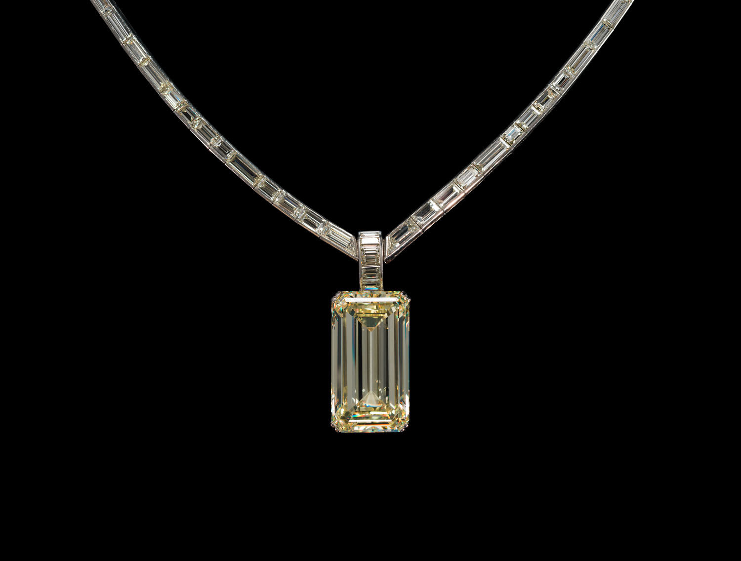 Kimberly Diamond set in a necklace