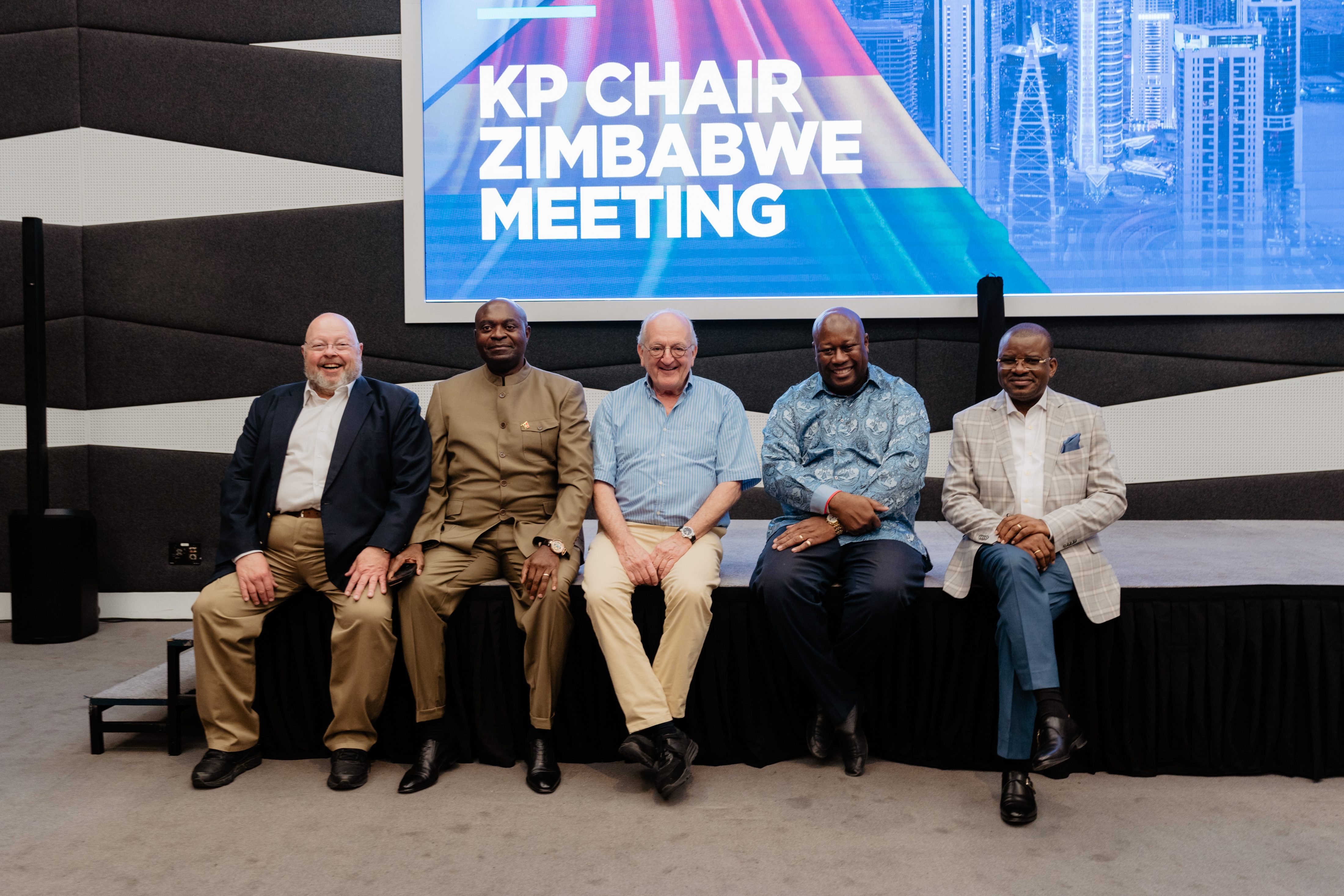 Kimberley Process Chairs Strategic Meeting, 12-13 January 2023

In preparation for the KP Chairmanship of the Repbulci of Zimbabwe, the 2023 KP Chair, H.E. Winston Chitando invited the KP Vice Chair, KP Working Group Chairs and the representatives of the KP Observers in order to plan the new KP year.